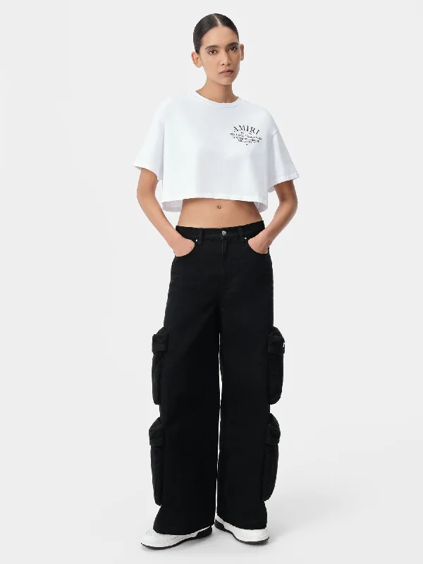 WOMEN - WOMEN'S ARTS DISTRICT CROPPED TEE - White