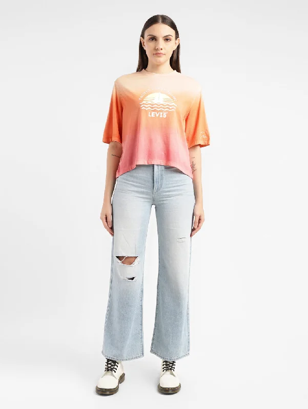 Women's Ombre Boxy T-Shirt