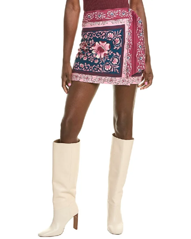 FARM Rio Overlapped Ski Mini Skirt