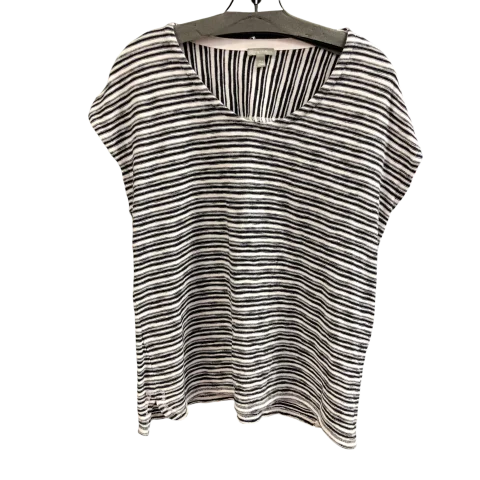 Top Sleeveless By Chicos In Striped Pattern, Size: L