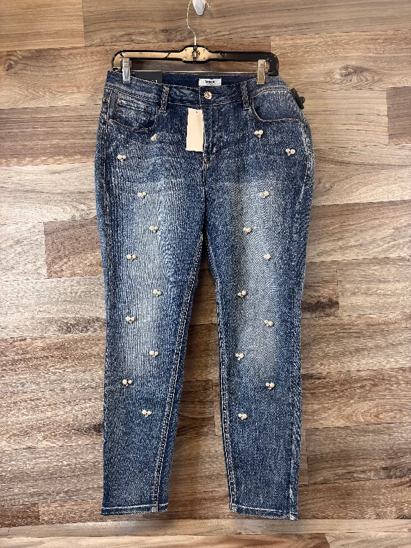 Jeans Skinny By Kensie In Blue Denim, Size: 12