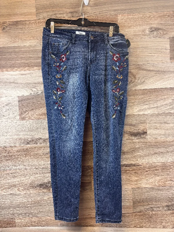 Jeans Straight By Kensie In Blue Denim, Size: 6