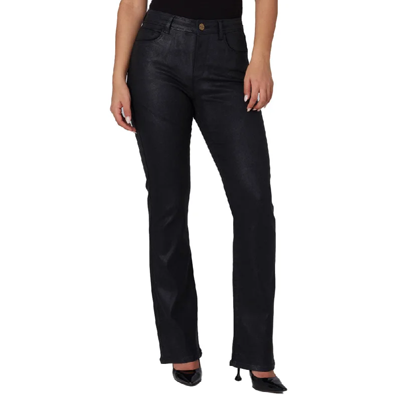 Women's BILLIE-CBLK High Rise Bootcut Jeans