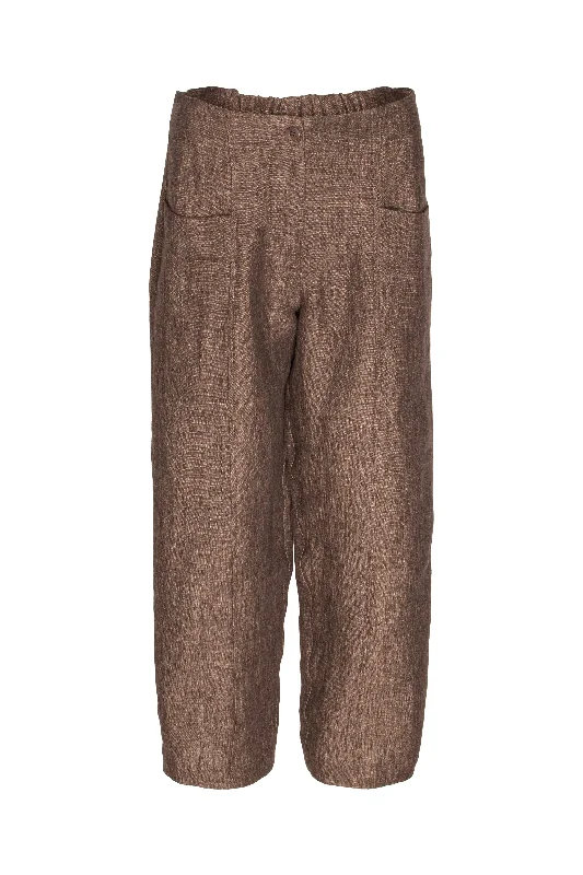 Hip Pocket Pant - Bark Linen 9730