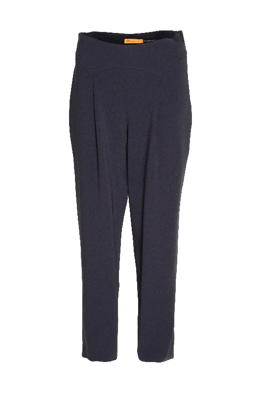 Yoke Pleat Pant - Dark Navy 8619