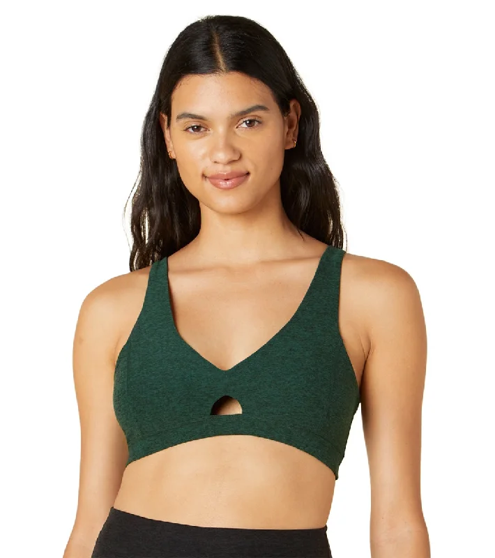 Beyond Yoga Spacedye Cut To Bra Forest Green/Pine