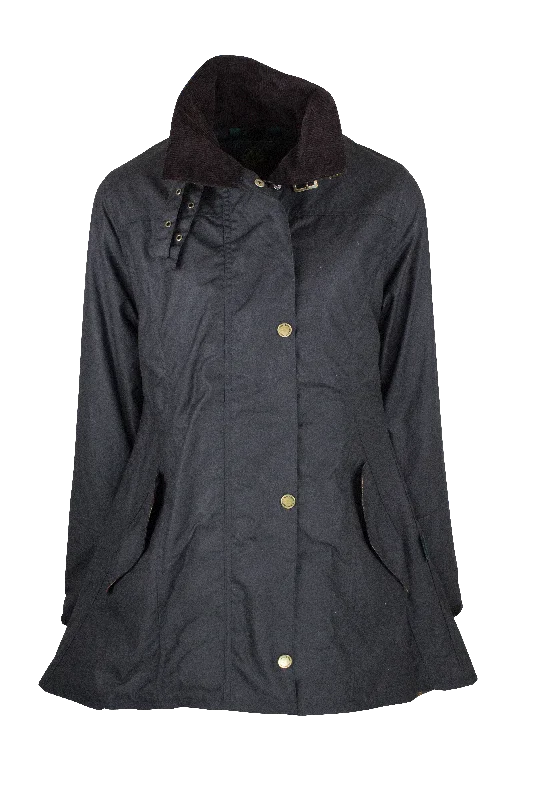 W02 - Women's Olivia Waxed Jacket - BLACK