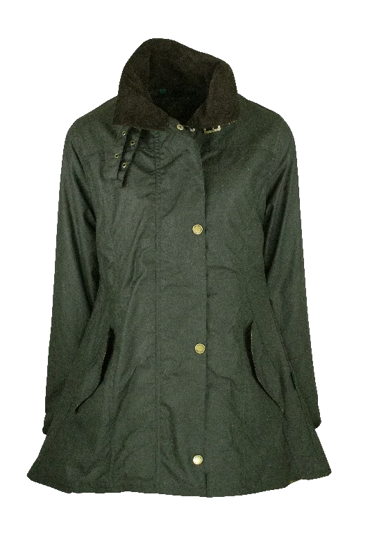 W02 - Women's Olivia Waxed Jacket - DARK OLIVE