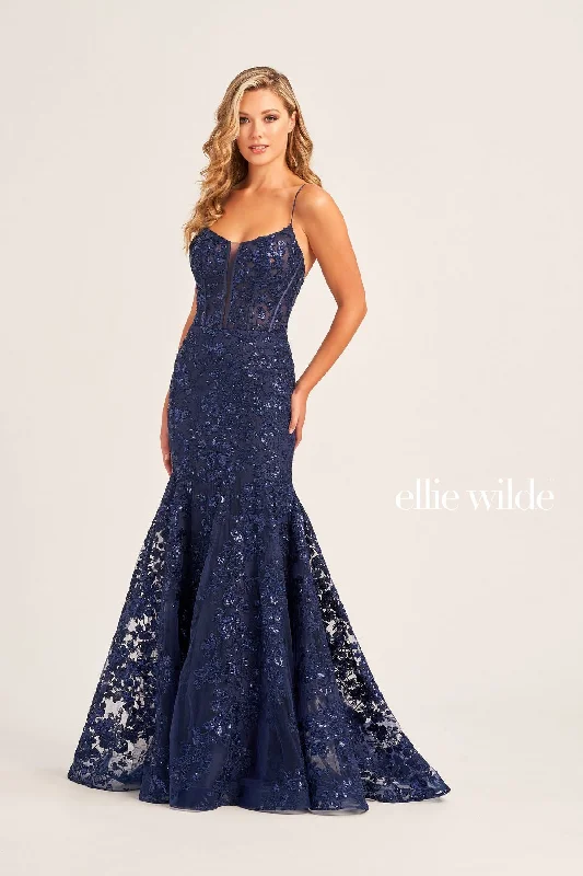 Ellie Wilde EW35203 Long Mermaid Formal Evening Prom Dress