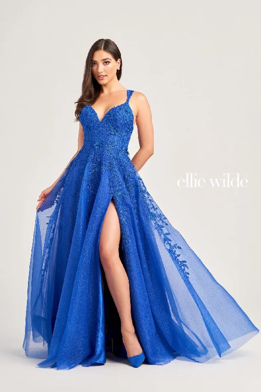 Ellie Wilde EW35233 Formal Long Glitter Evening Prom Dress