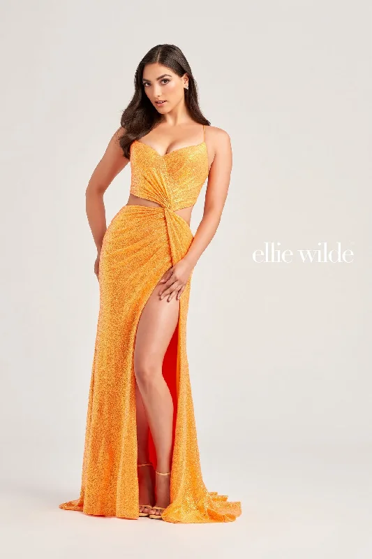 Ellie Wilde EW35234 Long Formal Sequin Evening Prom Dress