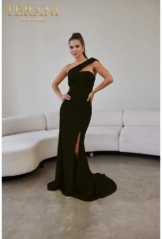 Terani Couture 241E2416 Long Formal Slit Evening Dress