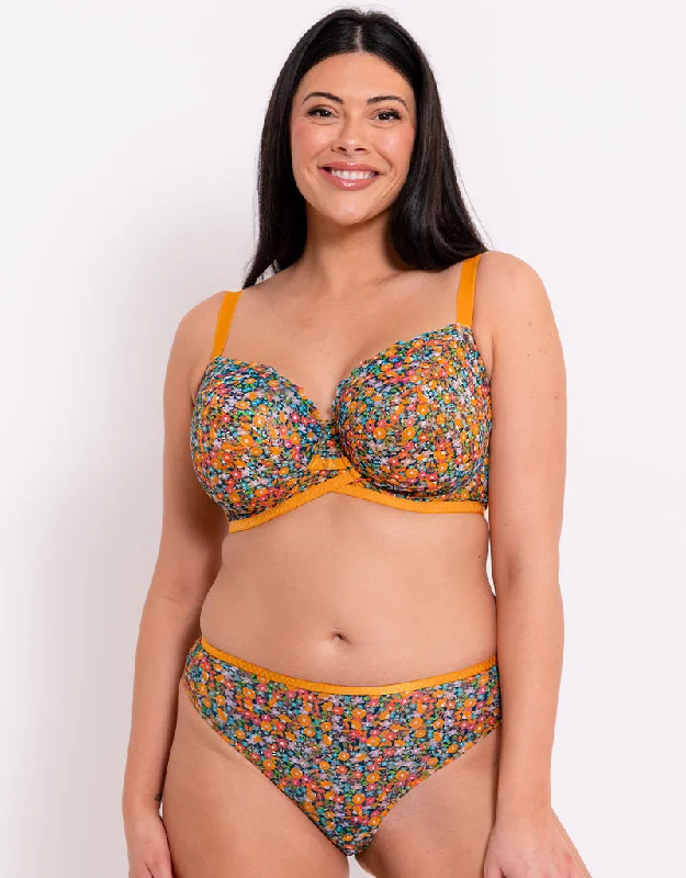 Curvy Kate Lace Daze Balcony Bra Floral Print