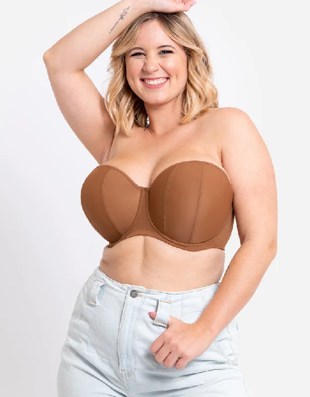 Curvy Kate Luxe Strapless Multiway Bra Caramel