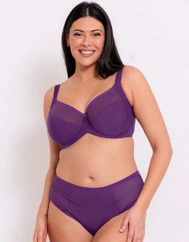 Curvy Kate WonderFully Full Cup Side Support Bra Purple